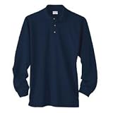 Anvil Long Sleeve Pique Polo