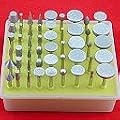50 INDUSTRIAL DIAMOND BURR GLASS ROCK LAPIDARY for ROTARY TOOLS