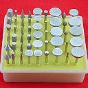 50 INDUSTRIAL DIAMOND BURR GLASS ROCK LAPIDARY for ROTARY TOOLS