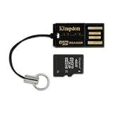 Kingston 4 GB Class 4 microSDHC Flash Memory Card with USB Reader MRG2+SDC4/4GB
