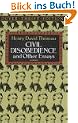 CIVIL DISOBEDIENCE (THRIFT EDITIONS)