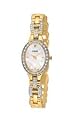Pulsar Women's Crystal Dress Gold-Tone Mother-of-Pearl Watch #PEGA62