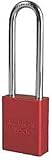 AMERICAN LOCK A1107RED-KD KEYED DIFFERENT RED ALUMINUM PADLOCK - 3 SHACKLE