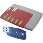 AVM BlueFRITZ! DSL Set alte Version â  Bluetooth DSL-Router mit Bluetooth USB Stick