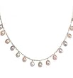 Drops of Wisdom Cultured Pearl on Silver Chain Necklace, Lavender Drops of Wisdom Cultured Pearl on Silver Chain Necklace, Lavender