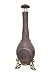 Kitchen & Housewares : Iron Chiminea Chute with Grill - Bronze
