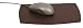 Chocolate Brown Leather Mouse Pad