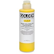 Golden Fluid Acrylics, 8 oz - Green Gold, 8 oz