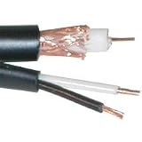 Buy 250ft Siamese RG59 U Coaxial Cable with 18 2 Power Cable by Cables To Go
