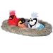 3 Backyard Birds In A Nest