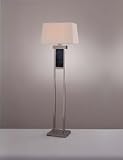 Contemporary Brushed Nickel Floor Lamp