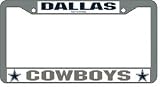 Dallas Cowboys Chrome License Plate Frame