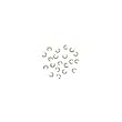 Sterling Silver Crimp Covers 3mm, 20pcs