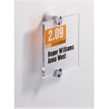 Produkt-Bild: Durable 482119 T&uuml;rschild CRYSTAL SIGN, 153 x 110 mm, transparent