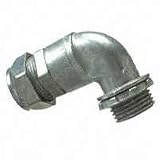 Conduit Fittings: Compression Connector 90 Degree, 1/2"