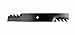 USA Mower Blades (3 CMB111BP Toothed Low Lift Blade Fits Ferris Kees Lesco Snapper Wright 1520842 823006 0788 50170 Length 21in. Width 3in. Thickness .250in. Center Hole 5/8in. 60 61in. Deck