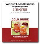 Weight Loss Systems Fruit Drink - Cran-Grape (7/Box)