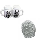 Puli Large Salt and Pepper Shaker, Porcelain by Rosalinde (4')