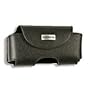 Black Leather Clip Pouch for Nokia 7250 8260 8390 8890