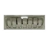 Chrome Grille Grill 99-03 Jeep Grand Cherokee 99 00 01 02 03 1999 2000 2001 2002 2003 Chromed