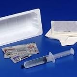 Kendall Universal Catheterization Tray 10cc Prefilled Syringe, PVI Swab Sticks, 20/Cs