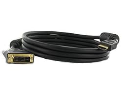 Eforcity Black 6FT /2 Meter HDMI Male to DVI Male Cable