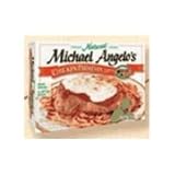 CHICKEN PARMIGIANA BREADED CHICKEN BREAST AND VINE-RIPENED TOMATO SAUCE OVER PASTA. TOPPED WITH MOZZARELLA AND PARMESAN, CHICKEN PARMIGIANA