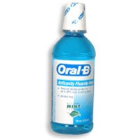 Oral-B Anti-Cavity Rinse Natural Mint - 16 Oz