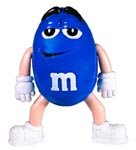 Blue M & M Candy Antenna Topper