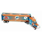 2004 NFL Limited Edition Diecast Peterbilt Tractor Trailer - Miami Dolphins