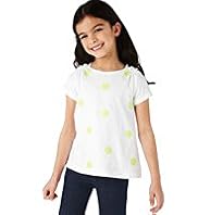 Autograph Pure Cotton Sequin Spotted T-Shirt