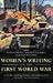 Women's Writing on the First World War