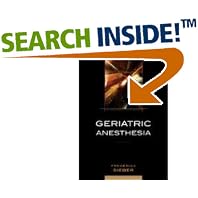 Geriatric Anesthesia by Frederick E. Sieber