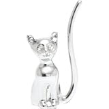Swissco Ring Holder Siamese Cat - Silver Tone