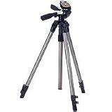 Slik Pro 330DX Tripod (Titanium colored legs) with 3-Way Quick Release Panhead - 613330