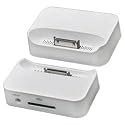Fosmon® White Dock Cradle Charger For Apple iPhone 3GS + USB Adapter Cable