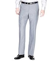 Big & Tall Collezione Active Waistband Flat Front Trousers