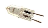 Halogen Light Bulb, JC Type GY6.35 Base (2-Pin), Low Voltage, 12 Volts, 50 Watt