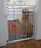 Taupe Duragate Metal Pet Gate with Height Extension
