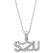 Sterling Silver CZ "S2U" (Same To You) Pendant by: TEXTBLING