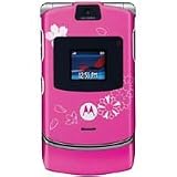 Motorola MOTORAZR V3 Unlocked Cellular Phone with Integrated VGA Camera, GSM Technology, Cherry Blossom Tattoo