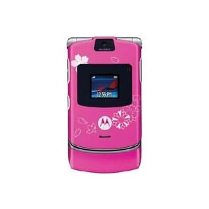 Motorola MOTORAZR V3 Unlocked Cellular Phone with Integrated VGA Camera, GSM Technology, Cherry Blossom Tattoo Motorola MOTORAZR V3 Unlocked Cellular Phone with Integrated VGA Camera, GSM Technology, Cherry Blossom Tattoo