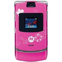Motorola MOTORAZR V3 Unlocked Cellular Phone with Integrated VGA Camera, GSM Technology, Cherry Blossom Tattoo
