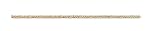 14k 9in Polished Figaro Link Anklet