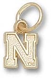 Nebraska Cornhuskers Solid 10K Gold ''N'' Pendant