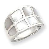 Sterling Silver Mother of Pearl Ring