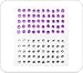 PURPLE and SILVER DIAMOND BLING BEADS for CELL PHONES-RETAIL PACKAGING