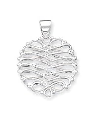 Sterling Silver Fancy Pendant