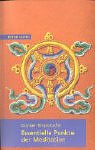 Essentielle Punkte der Meditation - Essentielle Punkte - Gonsar Rinpotsche