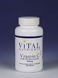 Vital Nutrients Vitamin C 500mg w/Bioflavonoids 60% 250mg 100 Capsules